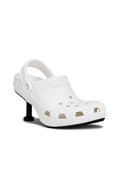 Shop Balenciaga Crocs Madame Mules In White