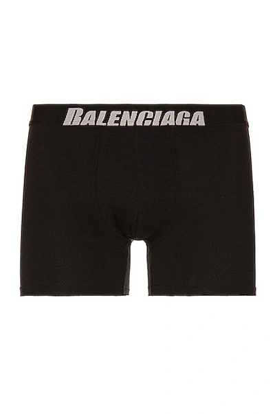 Shop Balenciaga Boxer Brief In Black