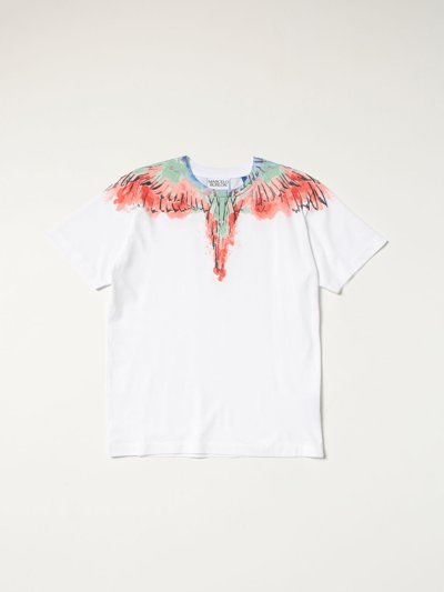 Shop Marcelo Burlon County Of Milan County Of Milan T-shirt With Graphic Print In White