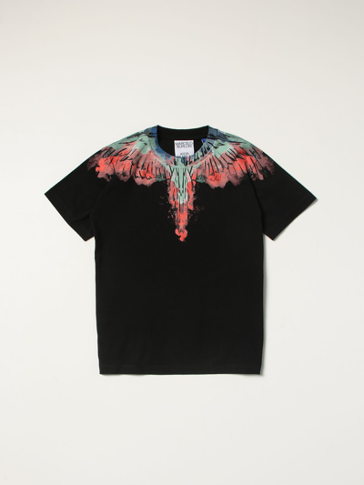 Shop Marcelo Burlon County Of Milan County Of Milan T-shirt With Graphic Print In Black