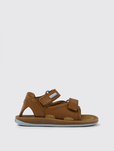 Shop Camper Bicho  Sandals In Calfskin In Brown