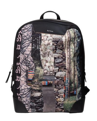 Shop Paul Smith Canvas Backpack In Fantasia