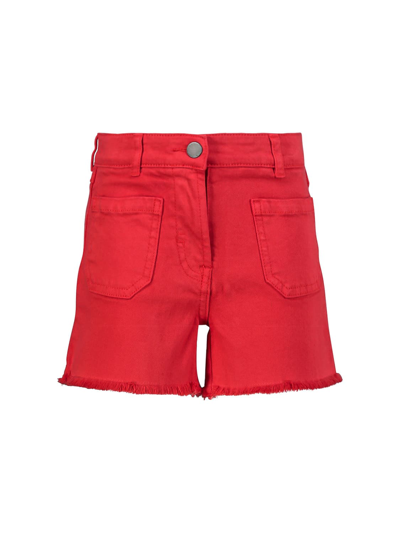 Shop Stella Mccartney Shorts Per Bambini In Rosso