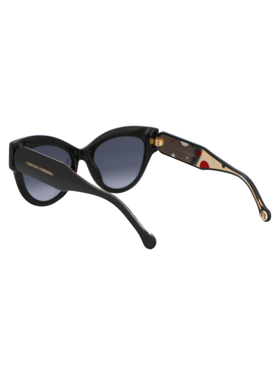 Shop Carolina Herrera Ch 0009/s Sunglasses In 8079o Black