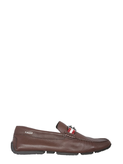 Shop Bally Parsal Driver In Marrone