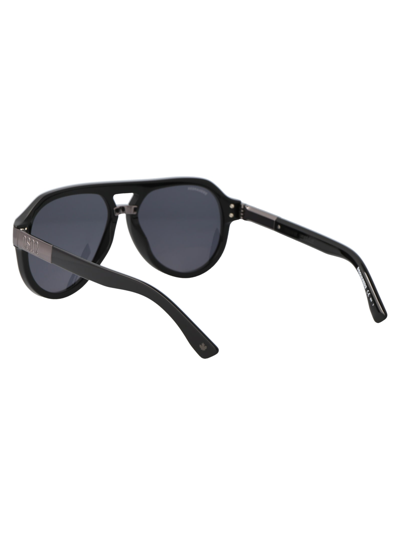 Shop Dsquared2 D2 0030/s Sunglasses In Ansir Black Dark Ruthenium