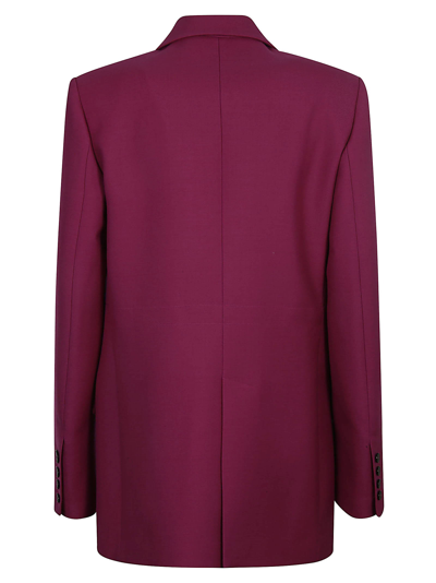 Shop Valentino Single-breasted Blazer In Full Pink
