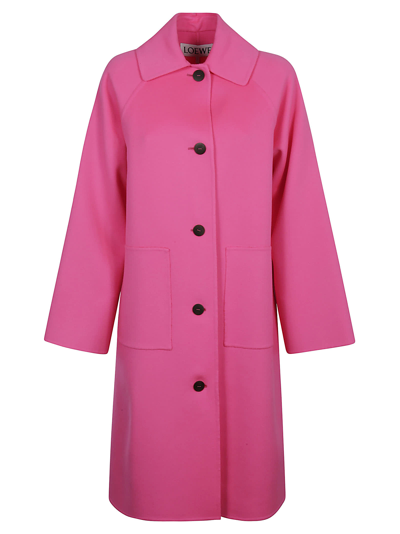 Shop Loewe Noen Coat In Pink
