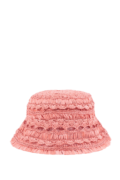 Shop Zimmermann Crochet Bucket In Rose