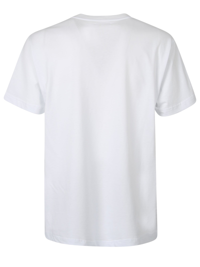 Shop Giuseppe Zanotti Logo Embroidered T-shirt In White