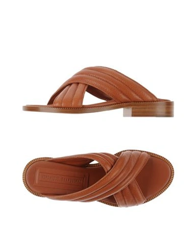 Veronique Branquinho Sandals In Brown