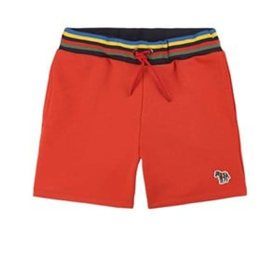 Shop Paul Smith Junior Red Shorts