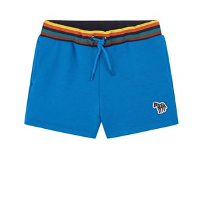 Shop Paul Smith Junior Blue Shorts