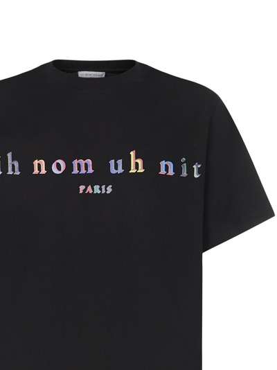 Shop Ih Nom Uh Nit Rainbow Logo T-shirt <br> In Black