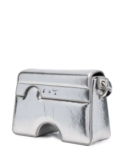 Shop Off-white Burrow Shoulder 22 Shoulder Bag In Silber