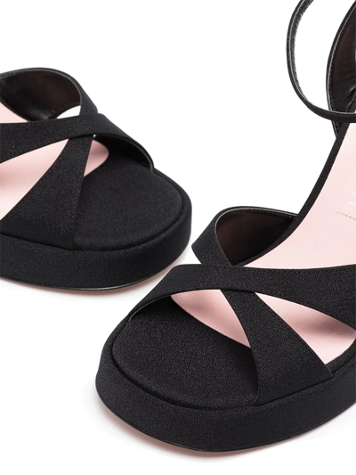 Shop Piferi Miranda 125mm Sandals In Black