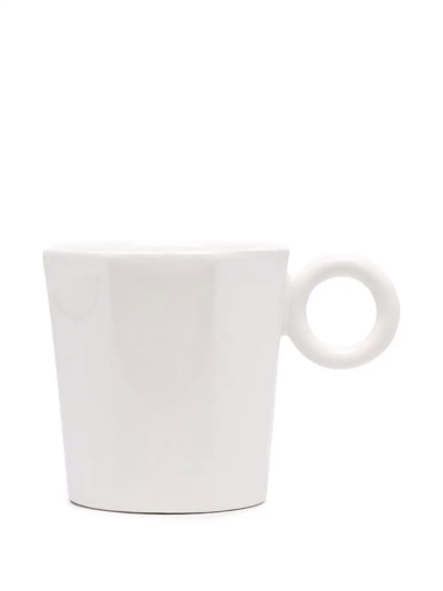 Shop Off-white Octagonal Logo Coffee Set In White