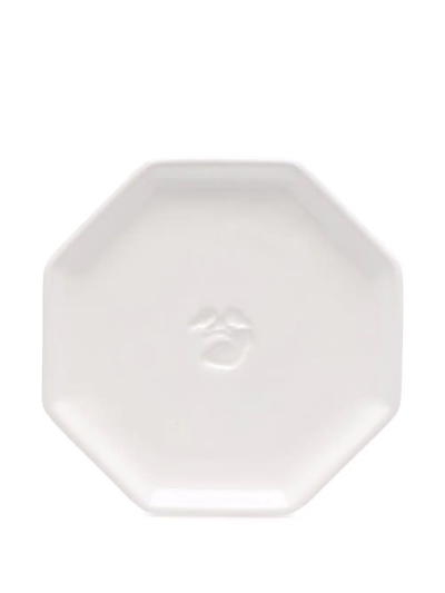 Shop Off-white Octagonal Logo Coffee Set In White