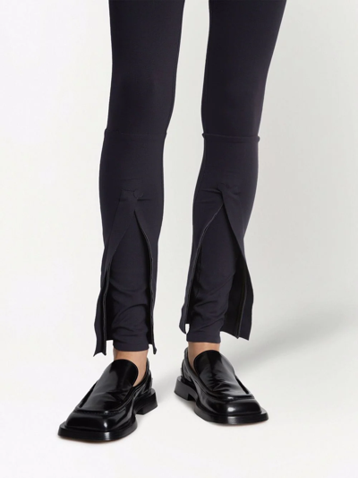 Shop Proenza Schouler Split-cuffs Leggings In Black