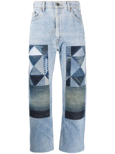 Children Of The Discordance Ny Old Patch Jeans In Blau | ModeSens