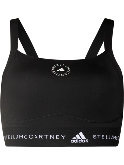 Shop Adidas By Stella Mccartney Truepurpose Training Sports Bra In Black