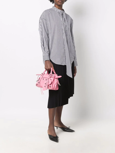 Shop Balenciaga Neo Cagole Xs Top-handle Bag In Rosa