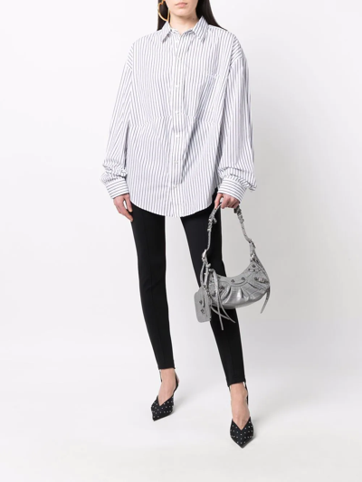 Shop Balenciaga Le Cagole Xs Shoulder Bag In Grau