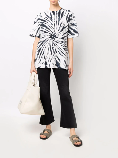 Etudes Studio Tie Dye-print Short-sleeved T-shirt In Weiss