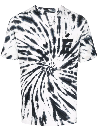Shop Etudes Studio Tie Dye-print Short-sleeved T-shirt In White