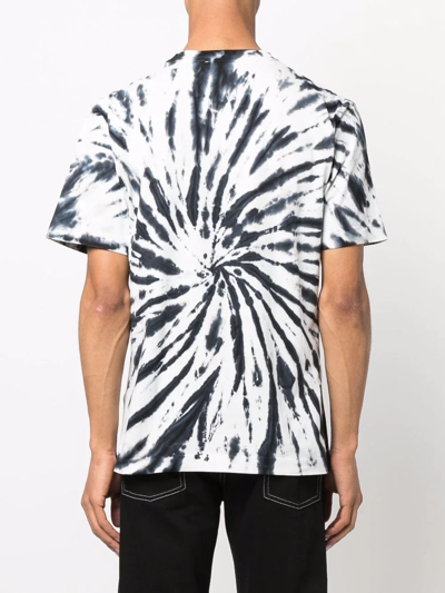 Etudes Studio Tie Dye-print Short-sleeved T-shirt In White