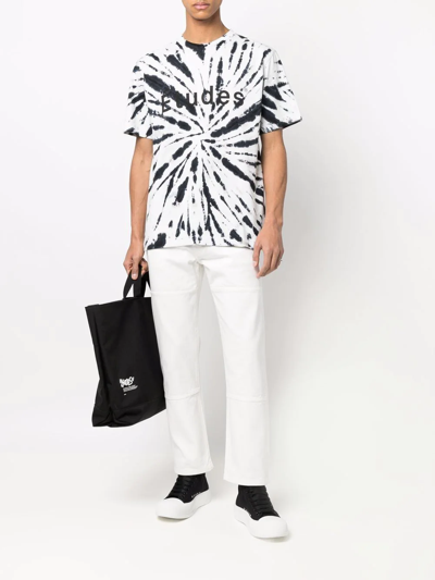 Etudes Studio Wonder Tie-dye Organic Cotton T-shirt In White