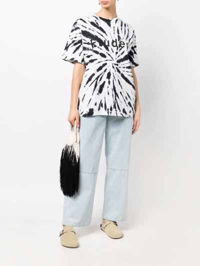 Etudes Studio Wonder Tie-dye Organic Cotton T-shirt In White