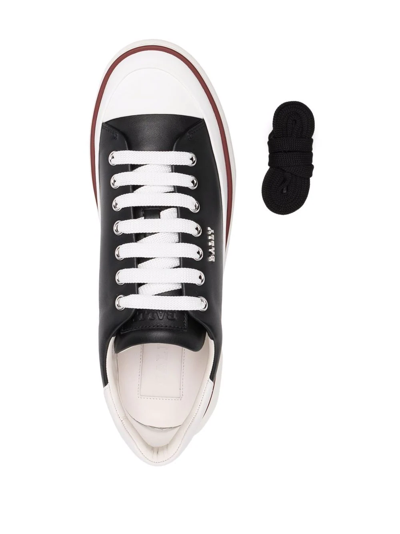 Shop Bally Maily Low-top Sneakers In Schwarz
