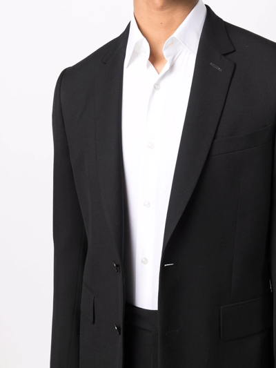 Shop Hugo Boss Buttoned Long-sleeve Shirt In Weiss