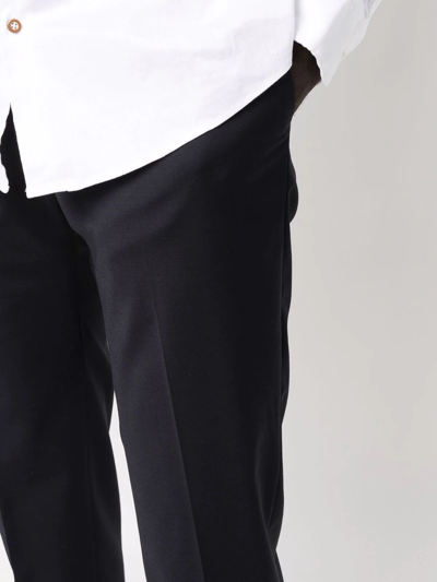 Pt01 Slim Tailored Trousers In Blau