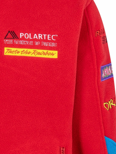 Supreme X Skittles X Polartec Jacket In Rot