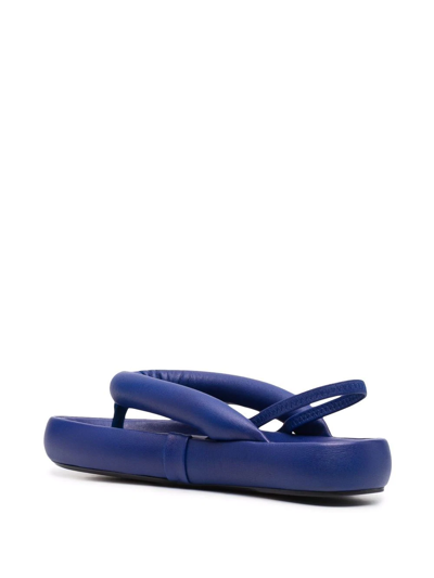 Shop Isabel Marant Padded Open-toe Sandals In Blau