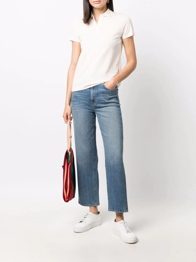 Slvrlake Cropped Denim Jeans In Blau