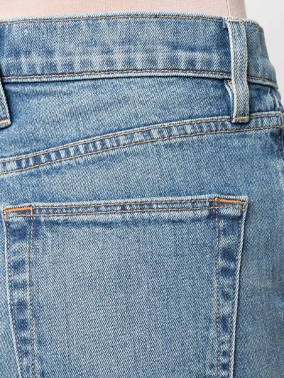 Slvrlake Cropped Denim Jeans In Blau