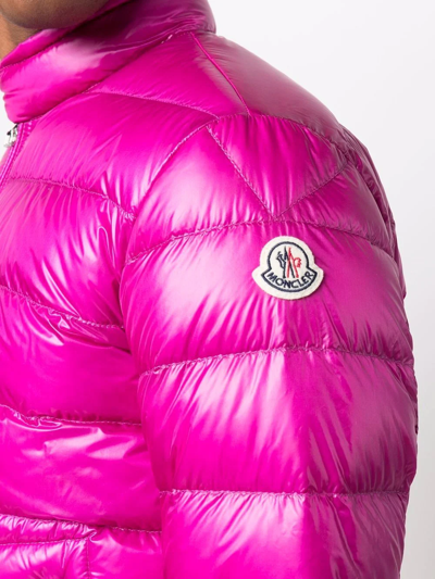 Shop Moncler Acorus Padded Jacket In Violett