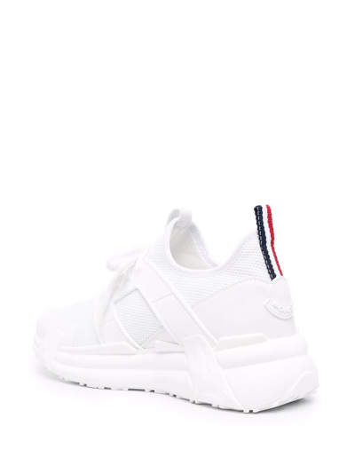Shop Moncler Lunarove Slip-on Sneakers In White