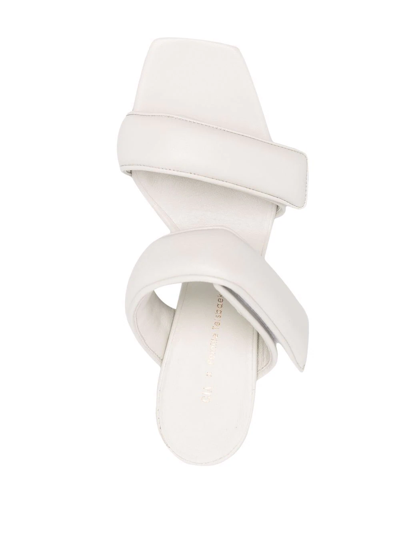 Shop Gia Borghini X Pernille Teisbaek Padded Perni Sandals In Grey