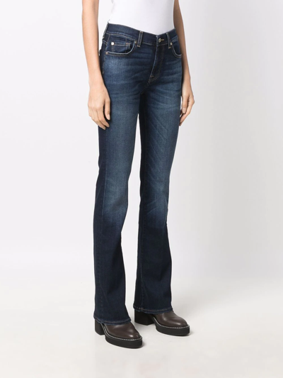 Shop 7 For All Mankind Best Of Bootcut Jeans In Blau