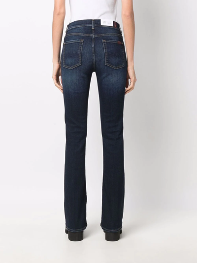 Shop 7 For All Mankind Best Of Bootcut Jeans In Blau