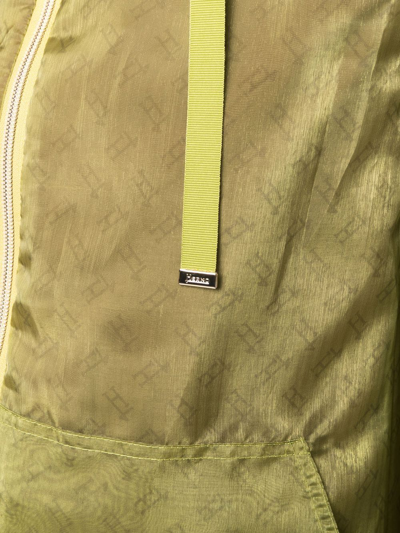 Herno Reversible Hooded Jacket In Grün