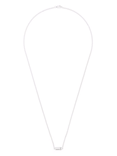 Shop Le Gramme 10g Segment Necklace In Silber