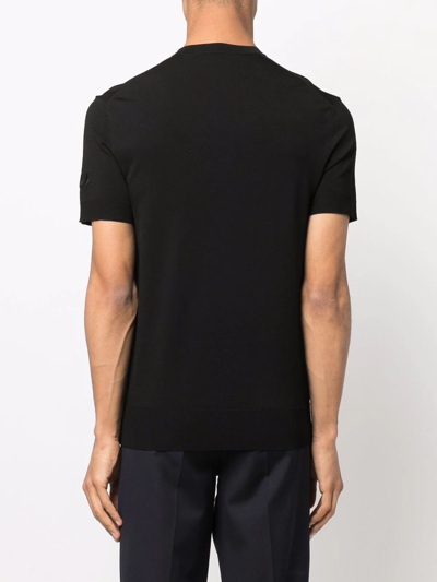 Shop Neil Barrett Round Neck T-shirt In Black