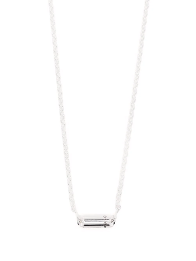 Shop Le Gramme 10g Segment Necklace In Silber