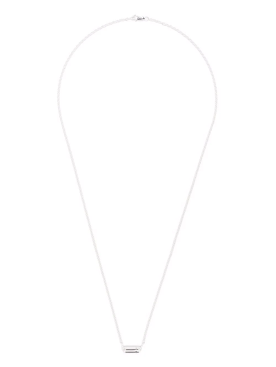Le Gramme 10g Segment Necklace In Silber