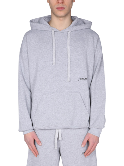 Shop Hinnominate Sweatshirt With Logo In Grey